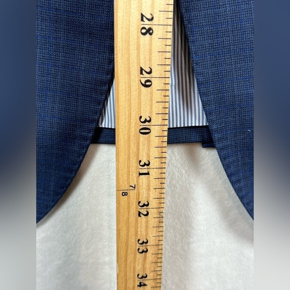 Brooks Brothers 46R Explorer Regent Fit Navy Plaid 2 Button Vented Wool Suit - Picture 13 of 16